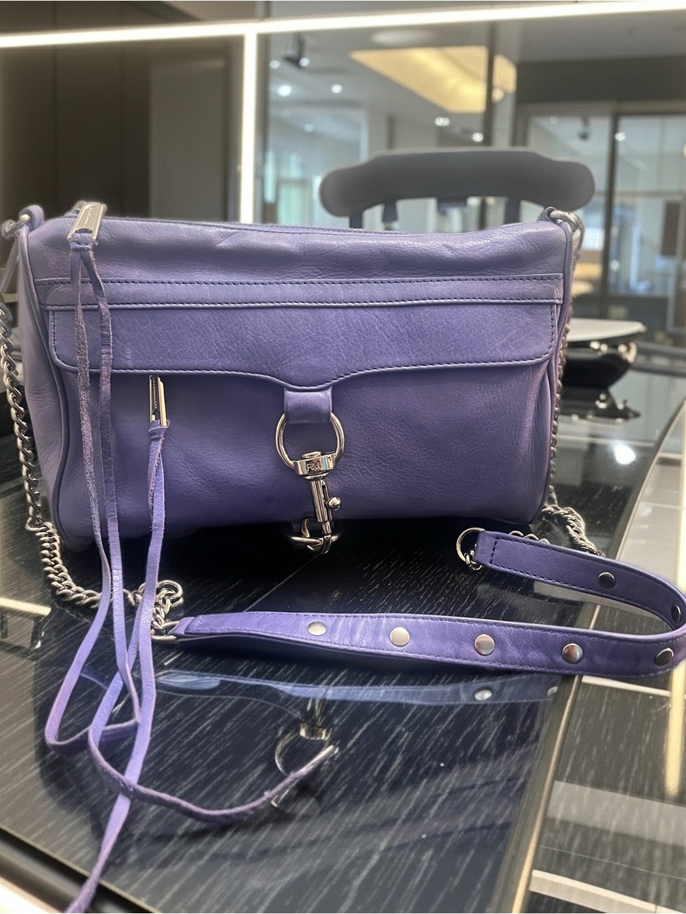 Rebecca Minkoff Purple full size M.A.C Crossbody Bag